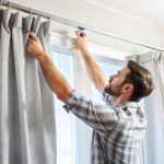 how to install curtains