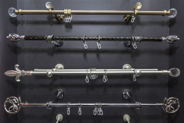 choose curtain rods & tracks