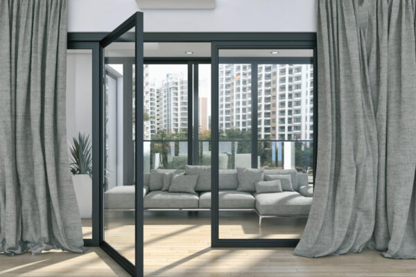 Curtains for sliding glass doors